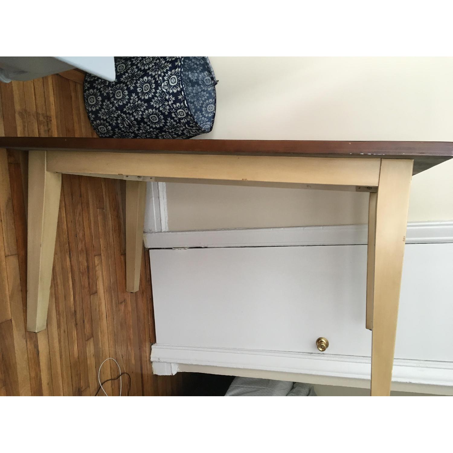 Pier 1 Rustic Wooden Table w/ 1 Matching Bench - image-6