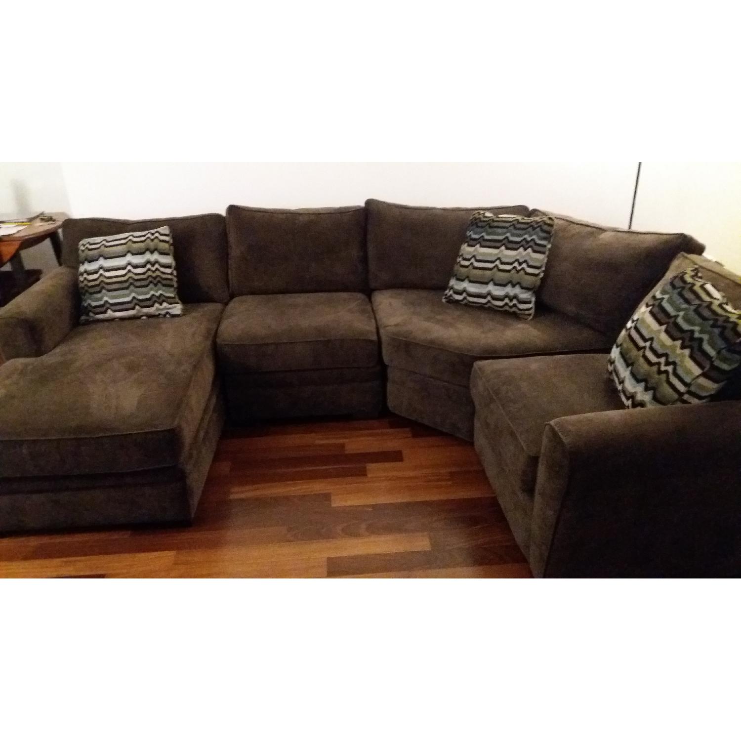 Jonathan Louis Furniture Artemis II 4 Piece Microfiber Sectional - image-1