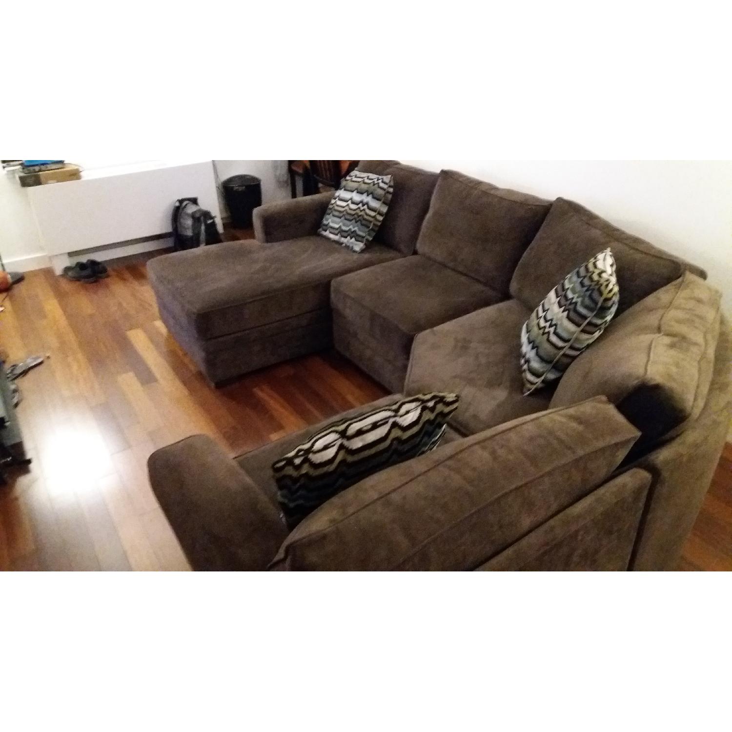 Jonathan Louis Furniture Artemis II 4 Piece Microfiber Sectional - image-2