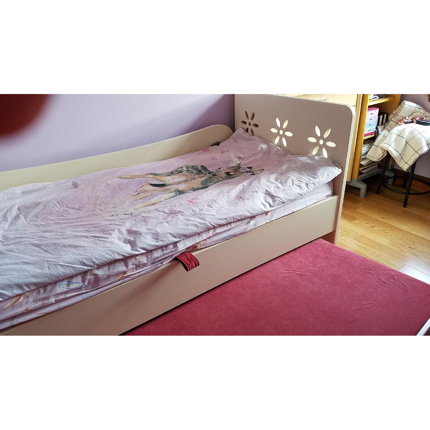 Aminach Twin Bed Frame w/ Trundle & Storage - image-3