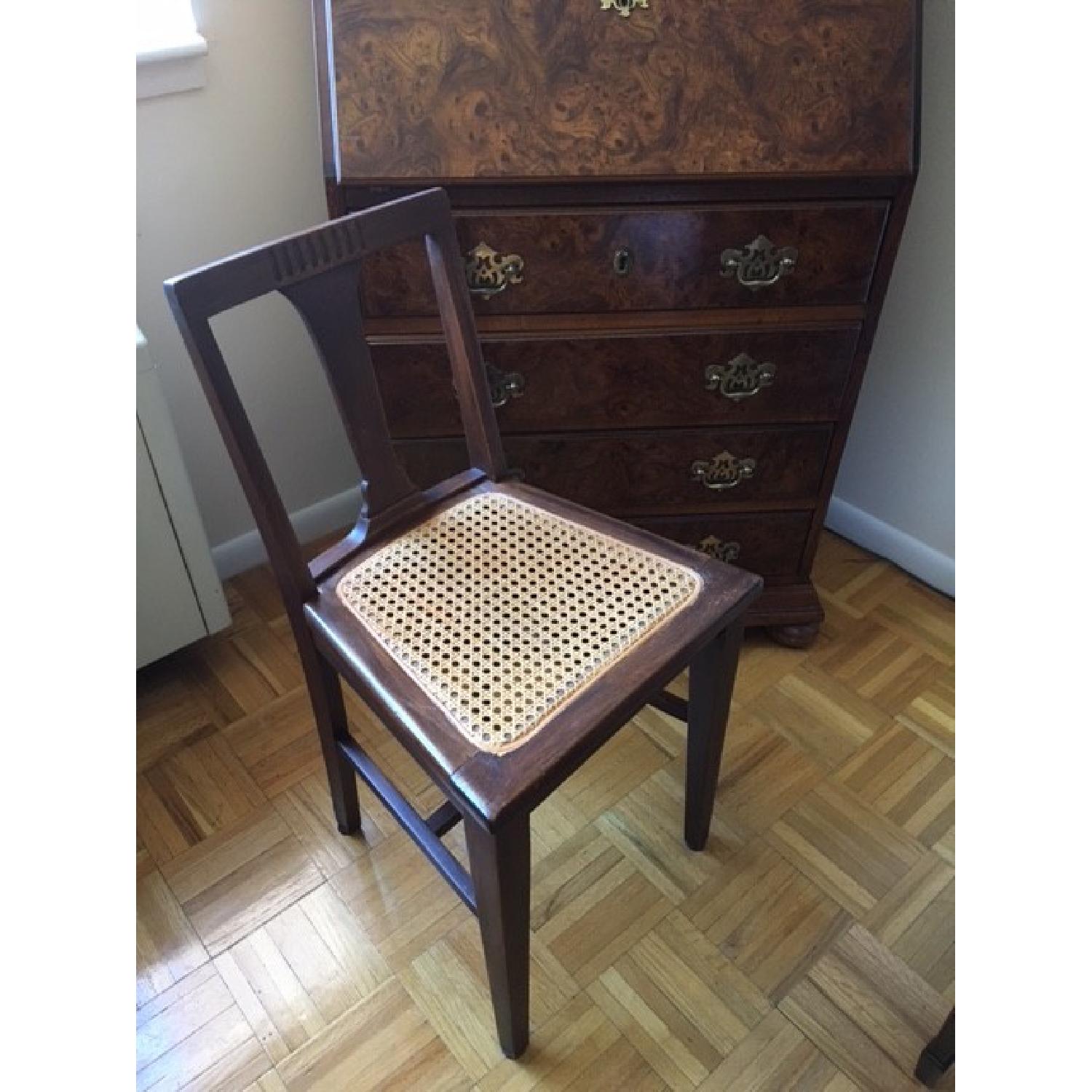 Vintage Wood Desk Chair - image-1