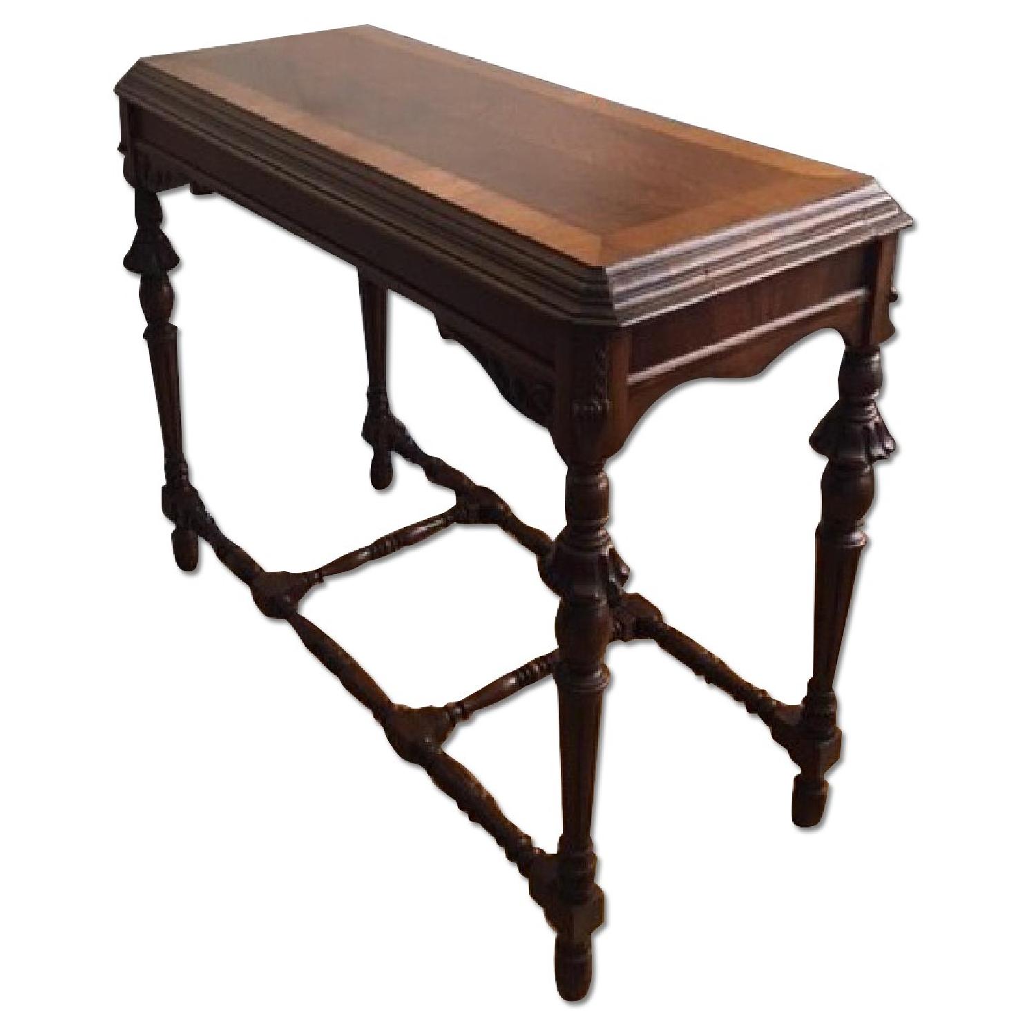 Antique 1930s Hallway Table - image-0