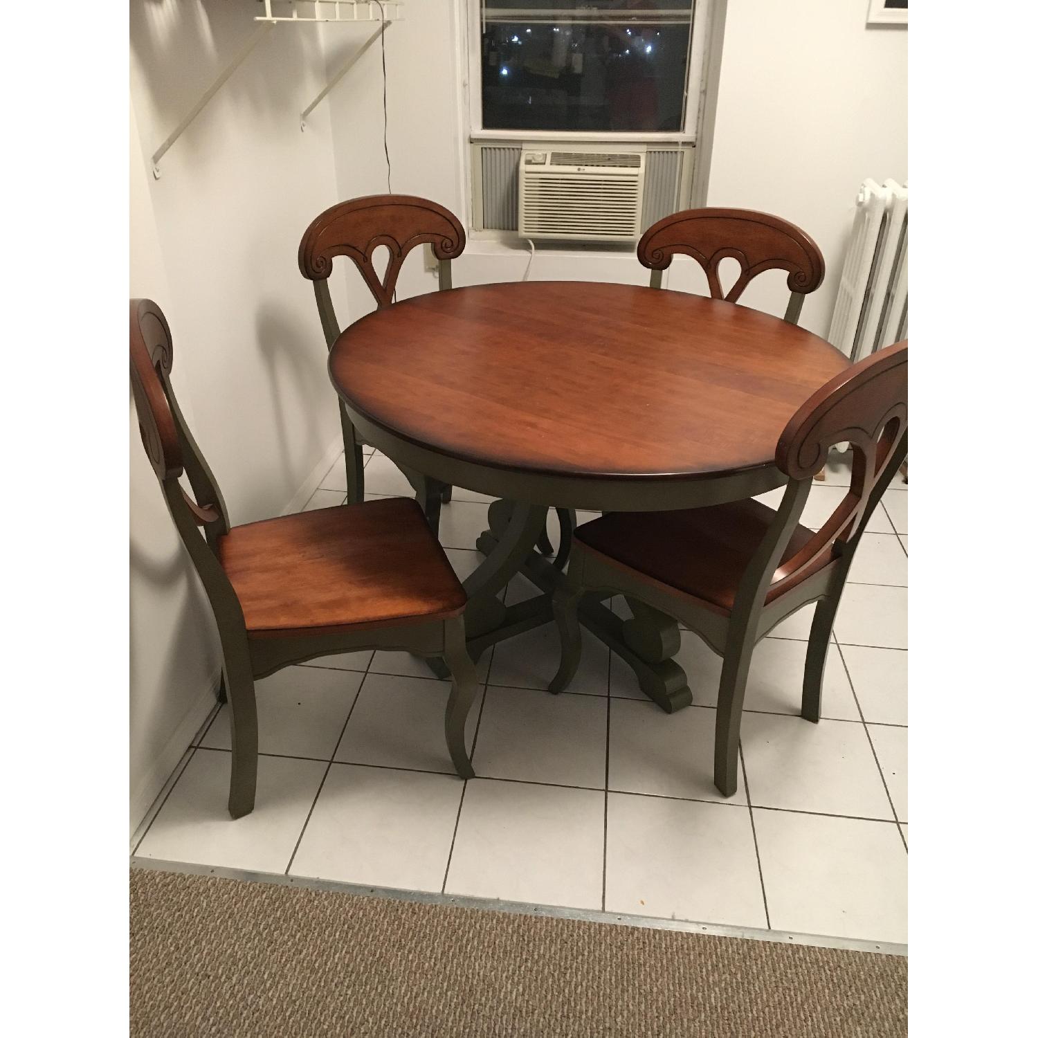 Pier 1 Marchella Sage Round 5 Piece Dining Set - image-2