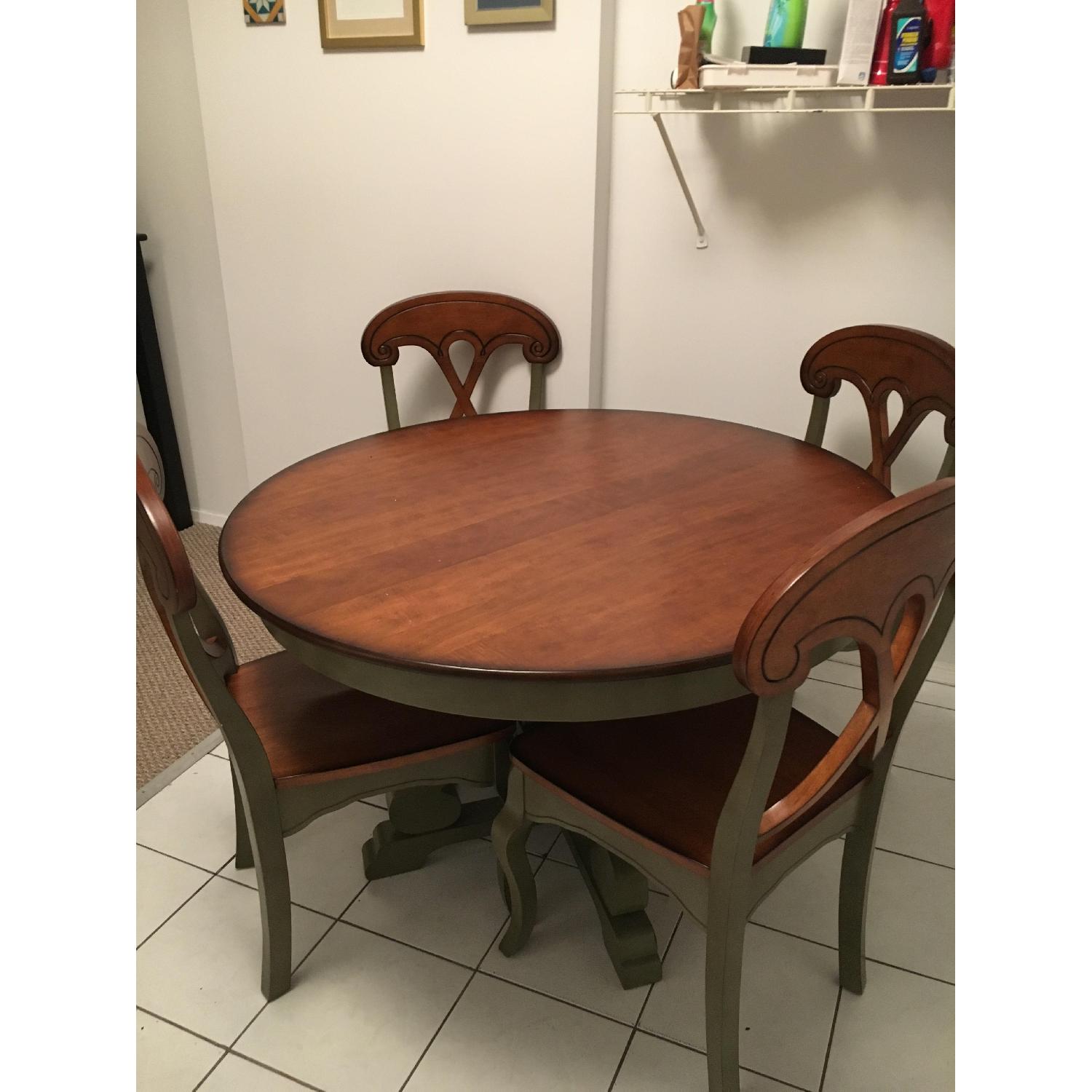 Pier 1 Marchella Sage Round 5 Piece Dining Set - image-3