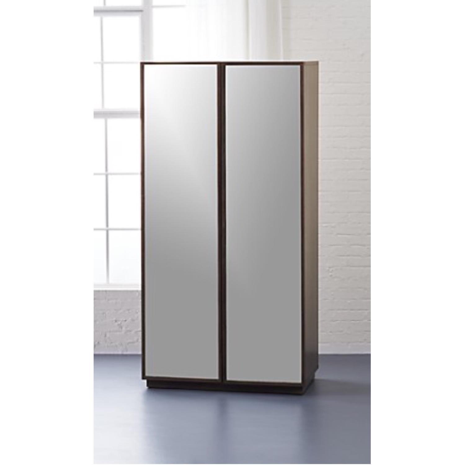 CB2 Reflections Wardrobe Armoire - image-1