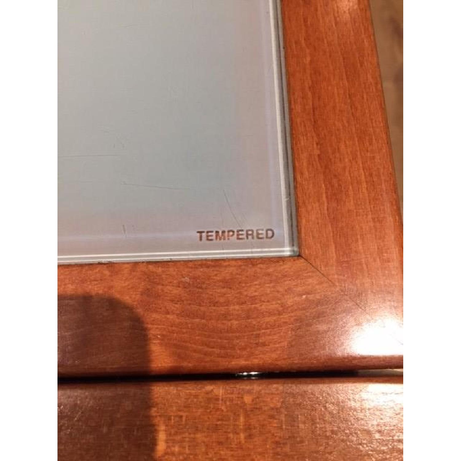 Extendable Glass Top Dining Table with Four Chairs - image-3