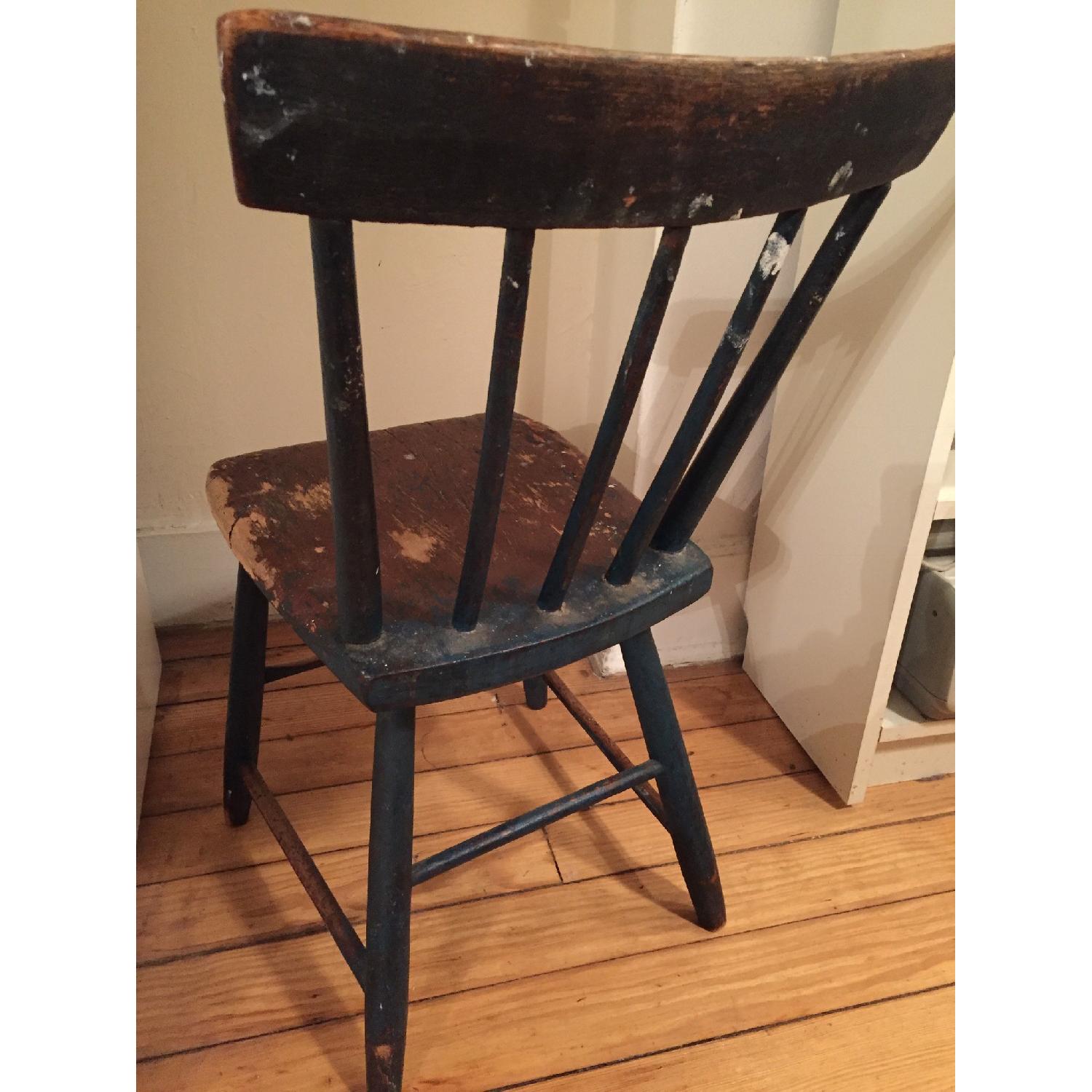 Antique circa 1800s Wooden Farm Chair - image-2