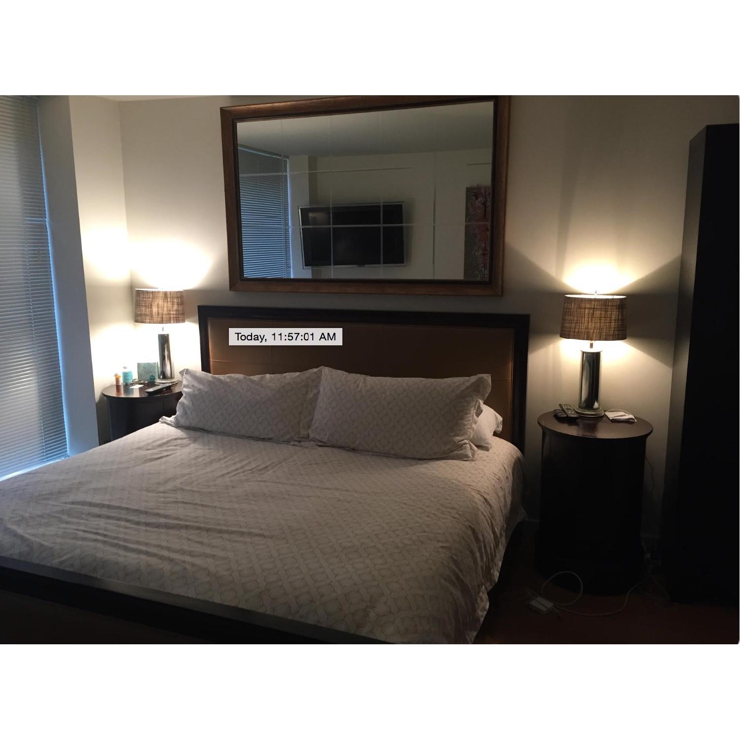 Baker Barbara Barry Upholsterered King Size Bed - image-1
