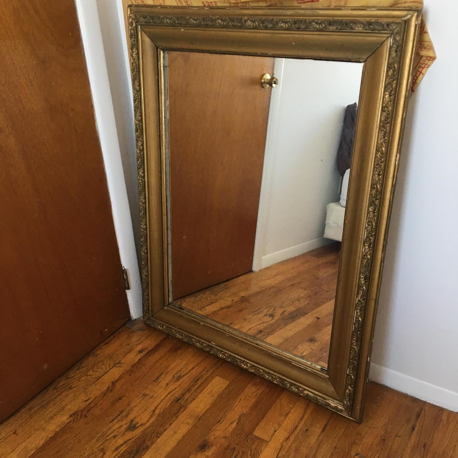Vintage Mirror w/ Original Gold Frame - image-3