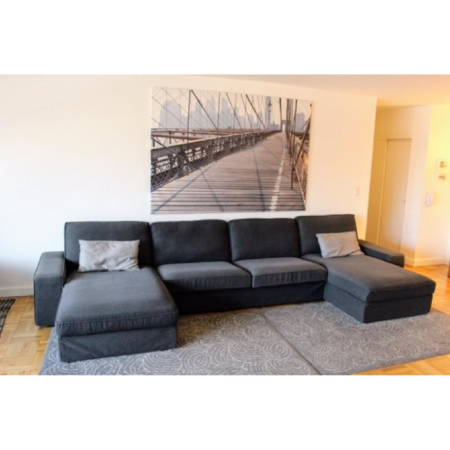 Ikea Kivik U-Shape 3 Piece Sectional Sofa - image-1