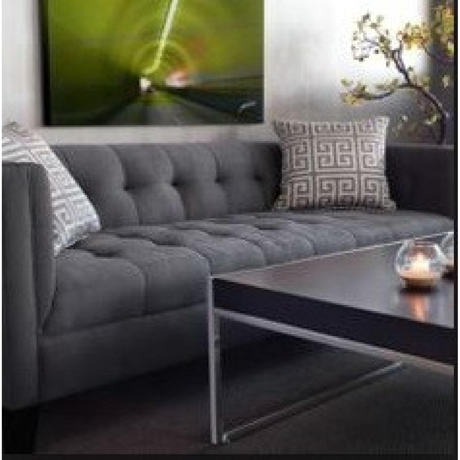 Z Gallerie Benny Tufted Sofa + Chair - image-1