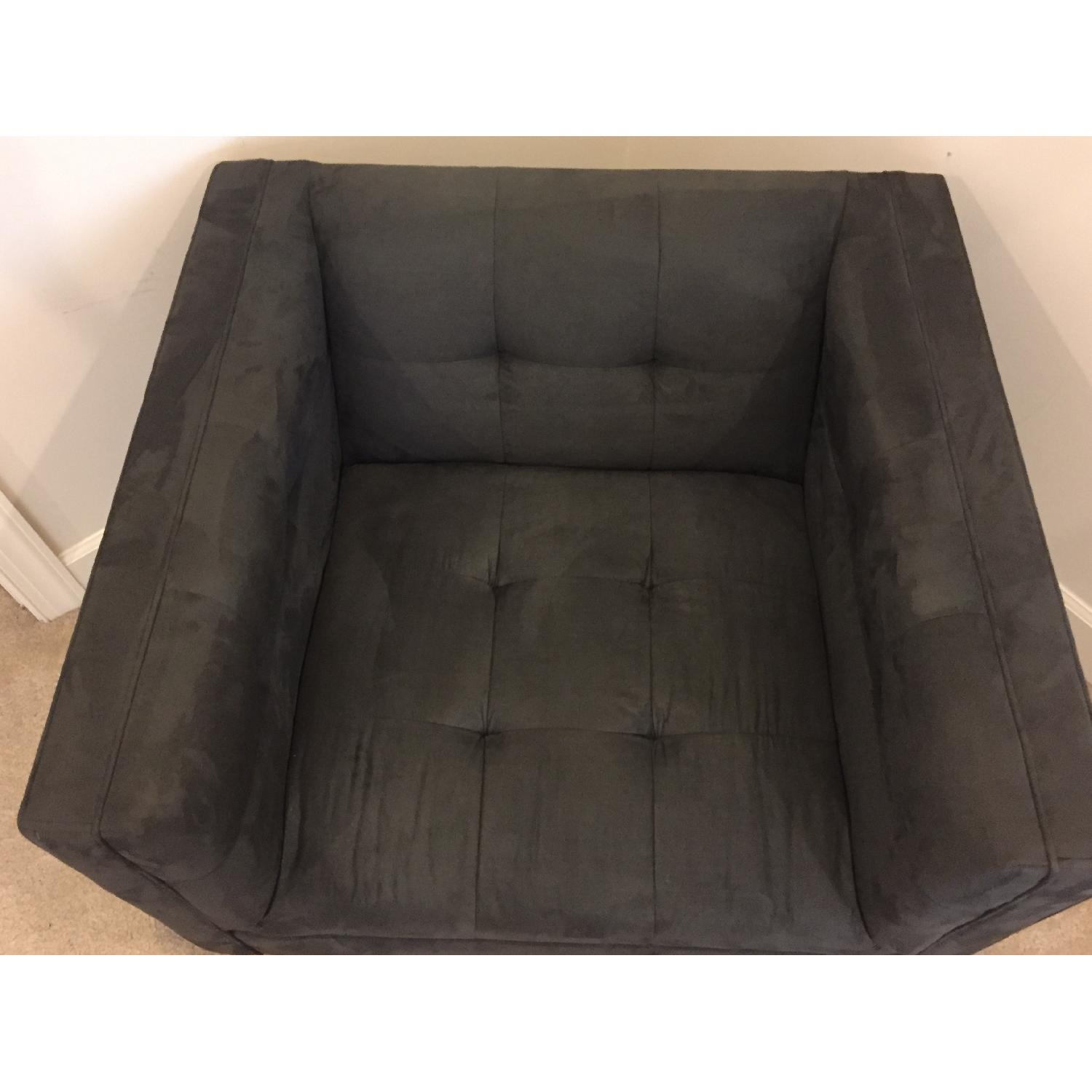 Z Gallerie Benny Tufted Sofa + Chair - image-13