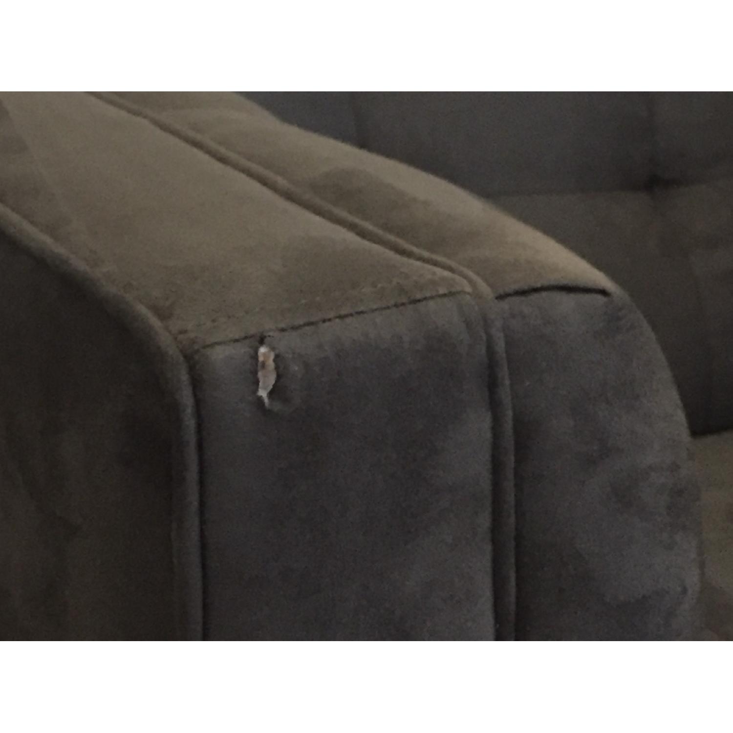 Z Gallerie Benny Tufted Sofa + Chair - image-17