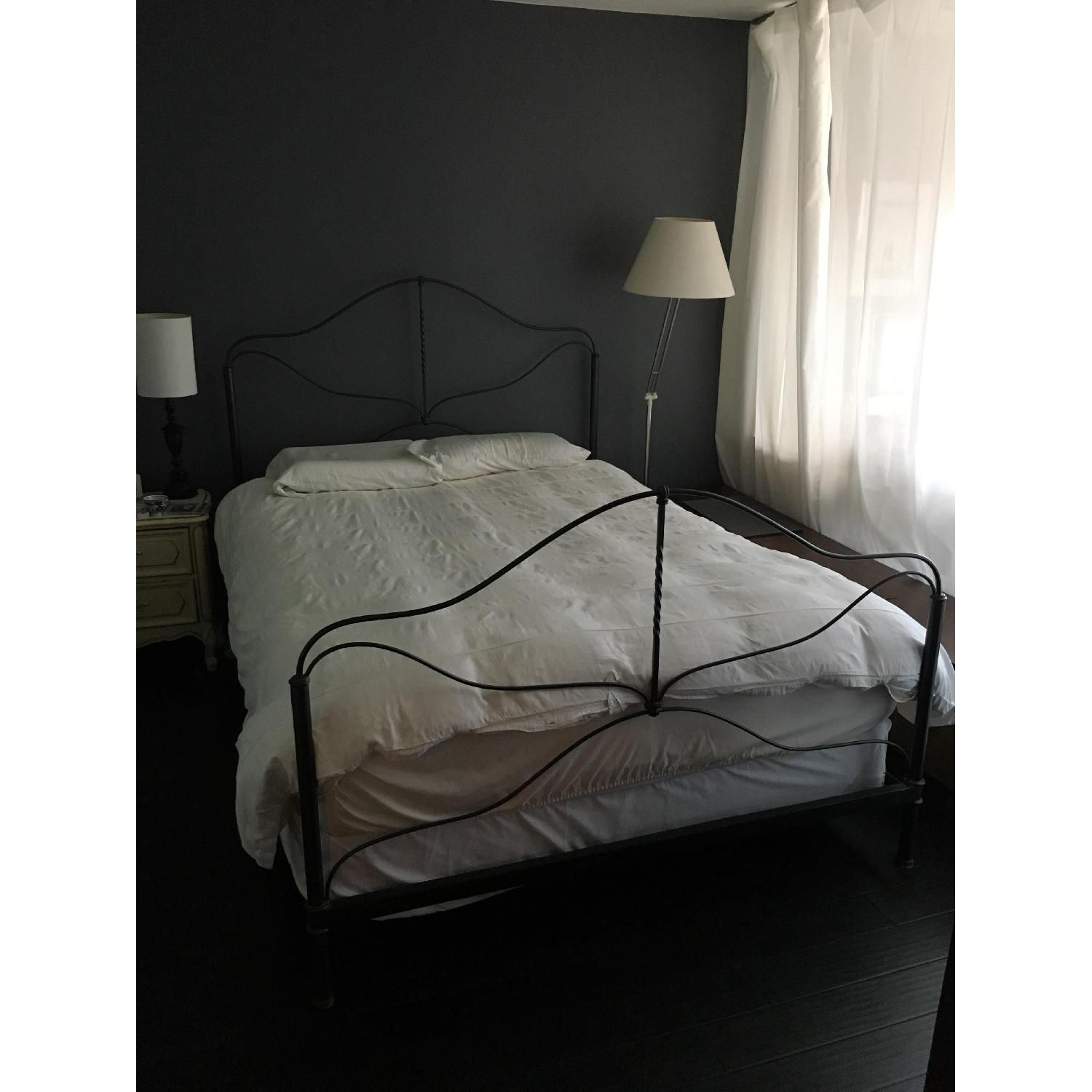 Charles P. Rogers Provence Forged Iron Queen Bed - image-1