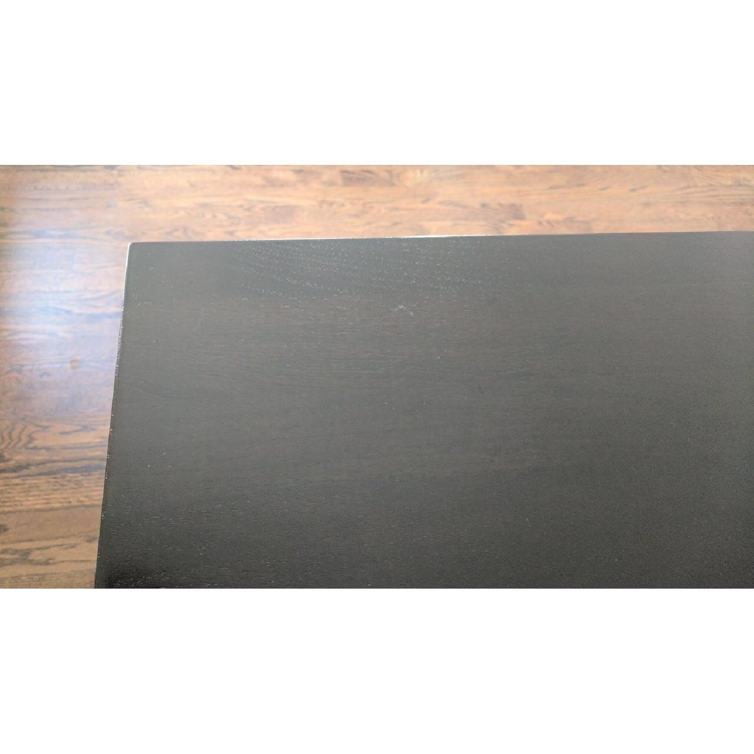 Custom Single Slab Dark Wood Dining Table - image-6