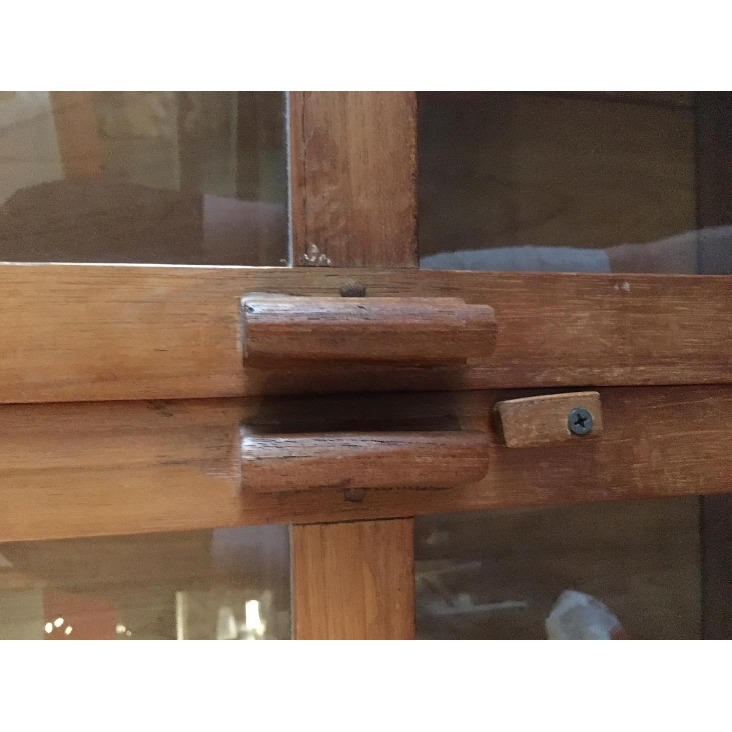 Vintage Solid Teak Display Cabinet - image-2