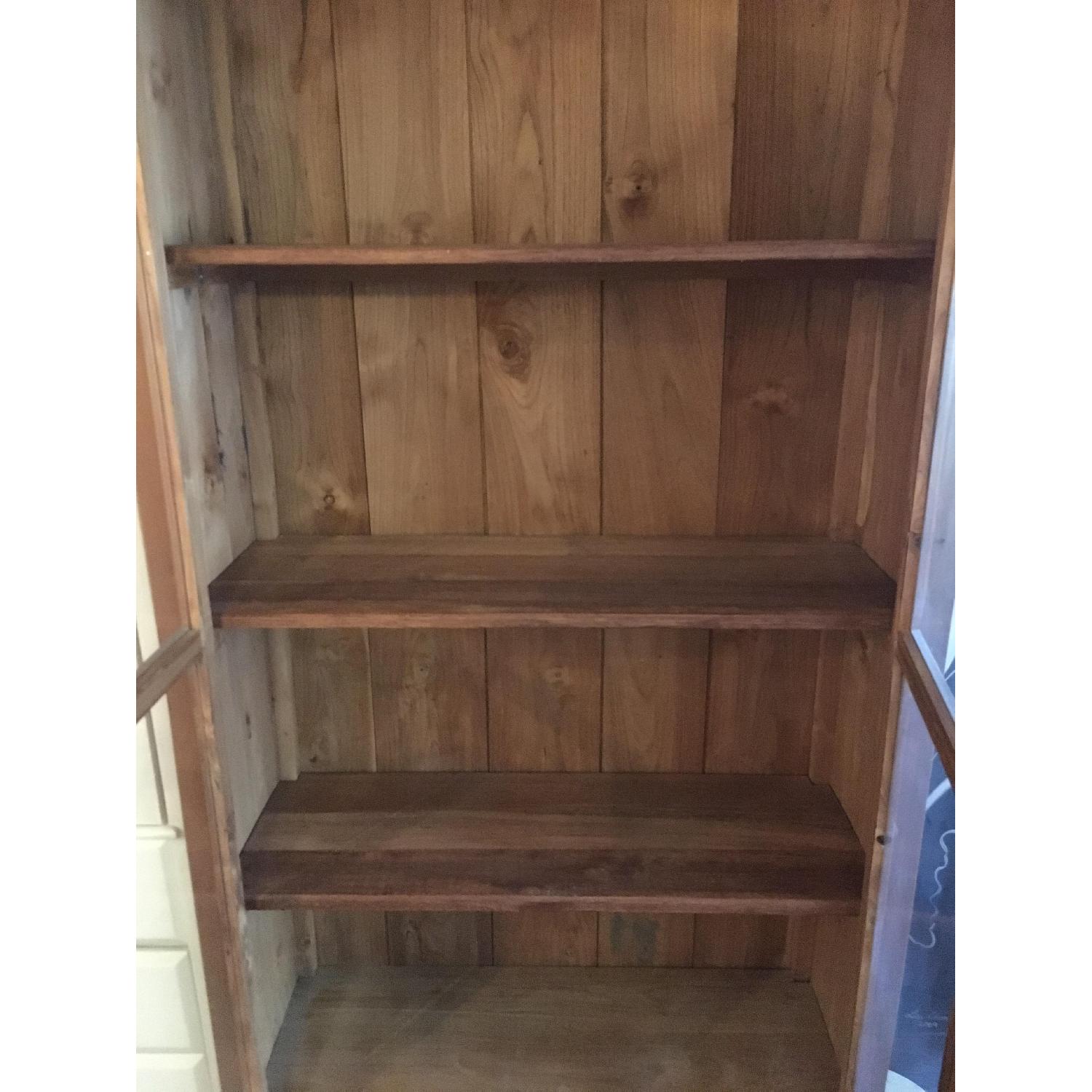 Vintage Solid Teak Display Cabinet - image-3