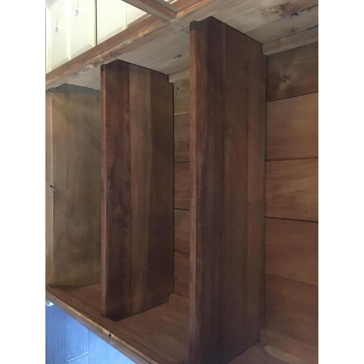 Vintage Solid Teak Display Cabinet - image-4