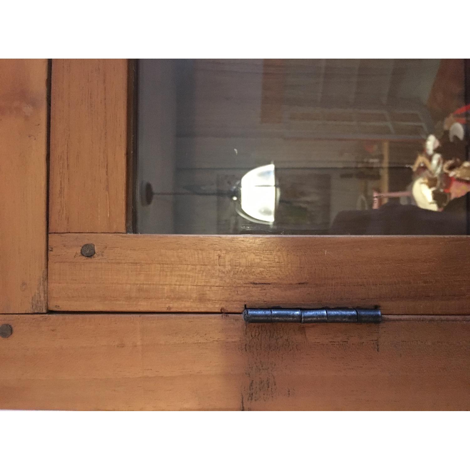 Vintage Solid Teak Display Cabinet - image-5