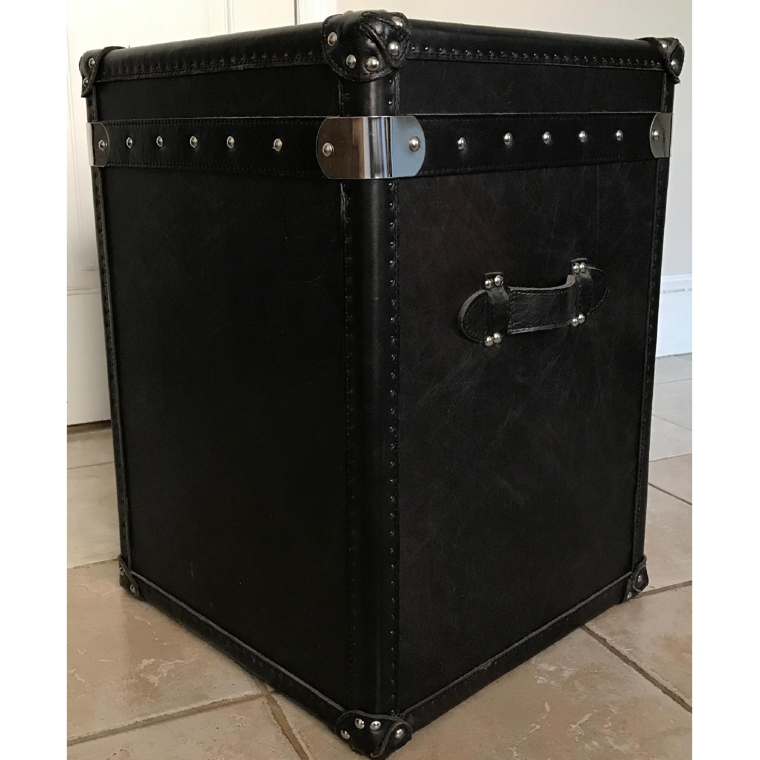 Restoration Hardware Steamer Trunk Side Table - image-2