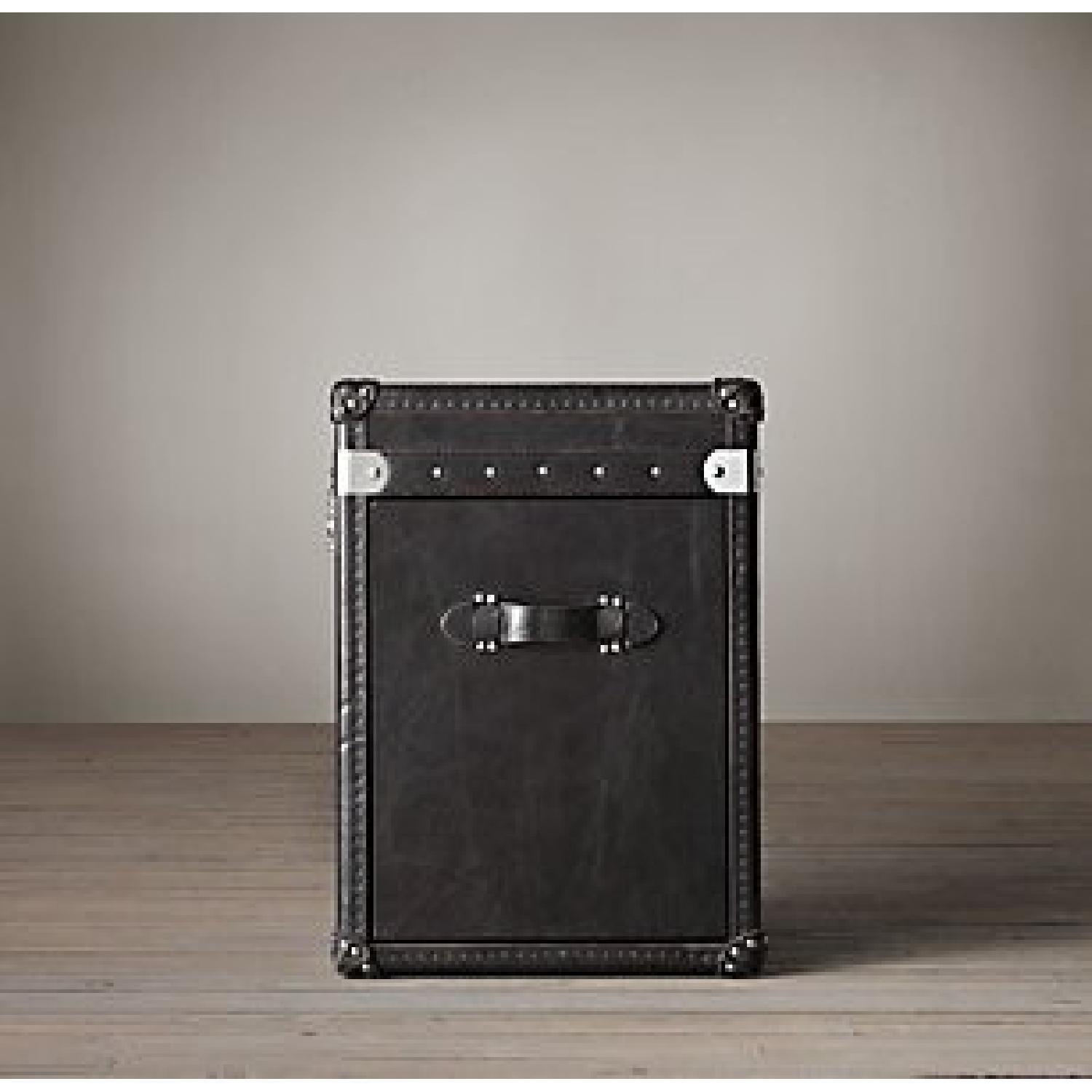 Restoration Hardware Steamer Trunk Side Table - image-8
