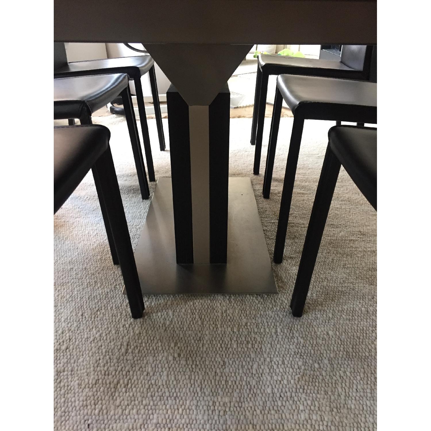 BoConcept Black Extendable Dining Table w/ 6 Chairs - image-5