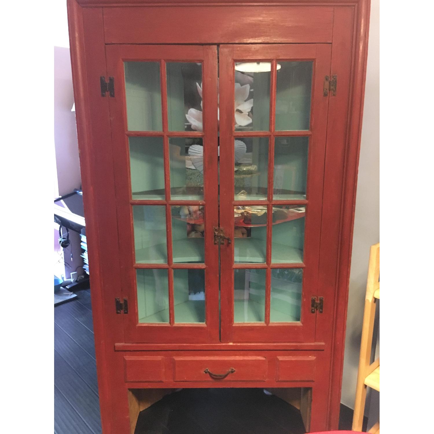 Vintage Corner Cabinet - image-1