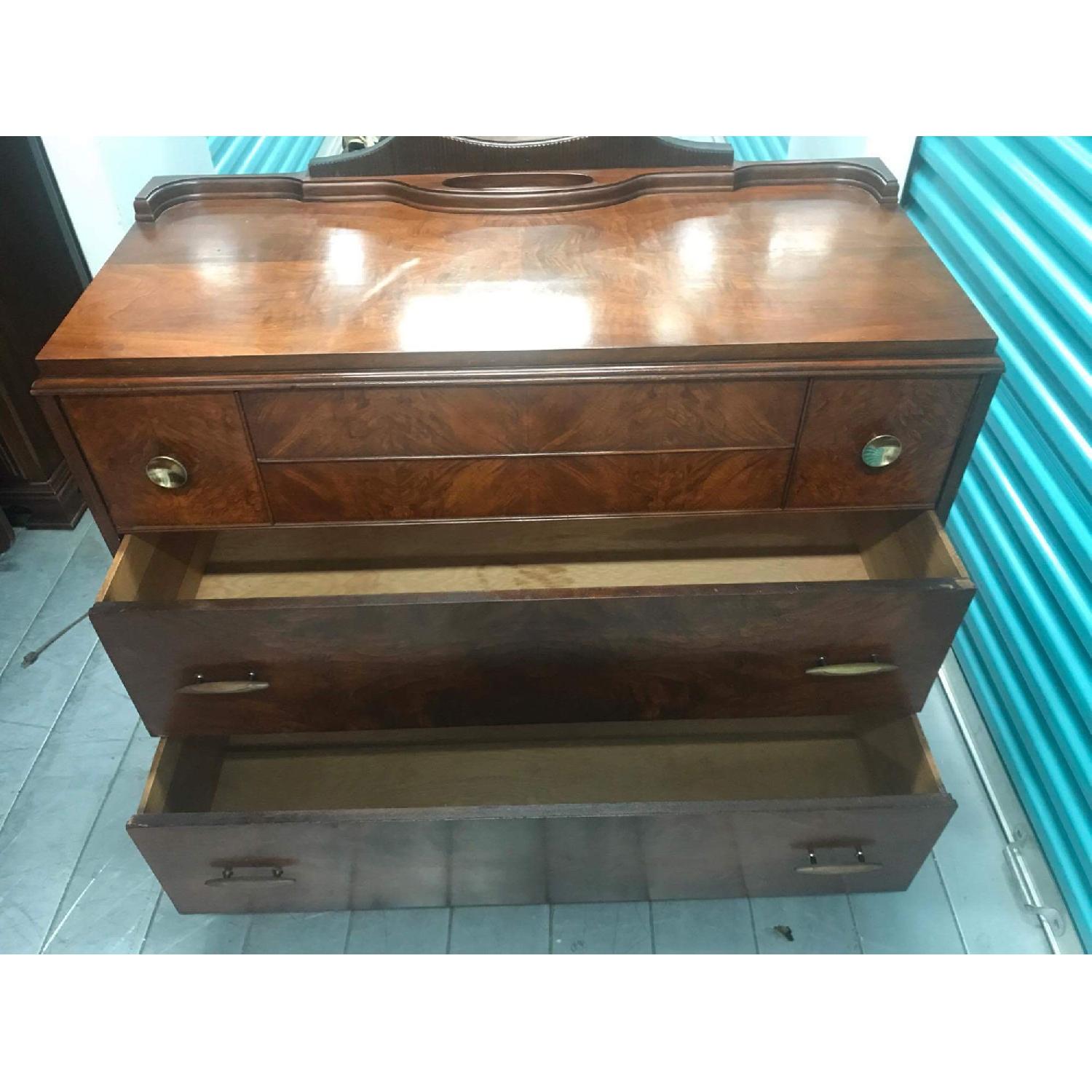 Antique 1930s Dresser w/ Mirror - image-16