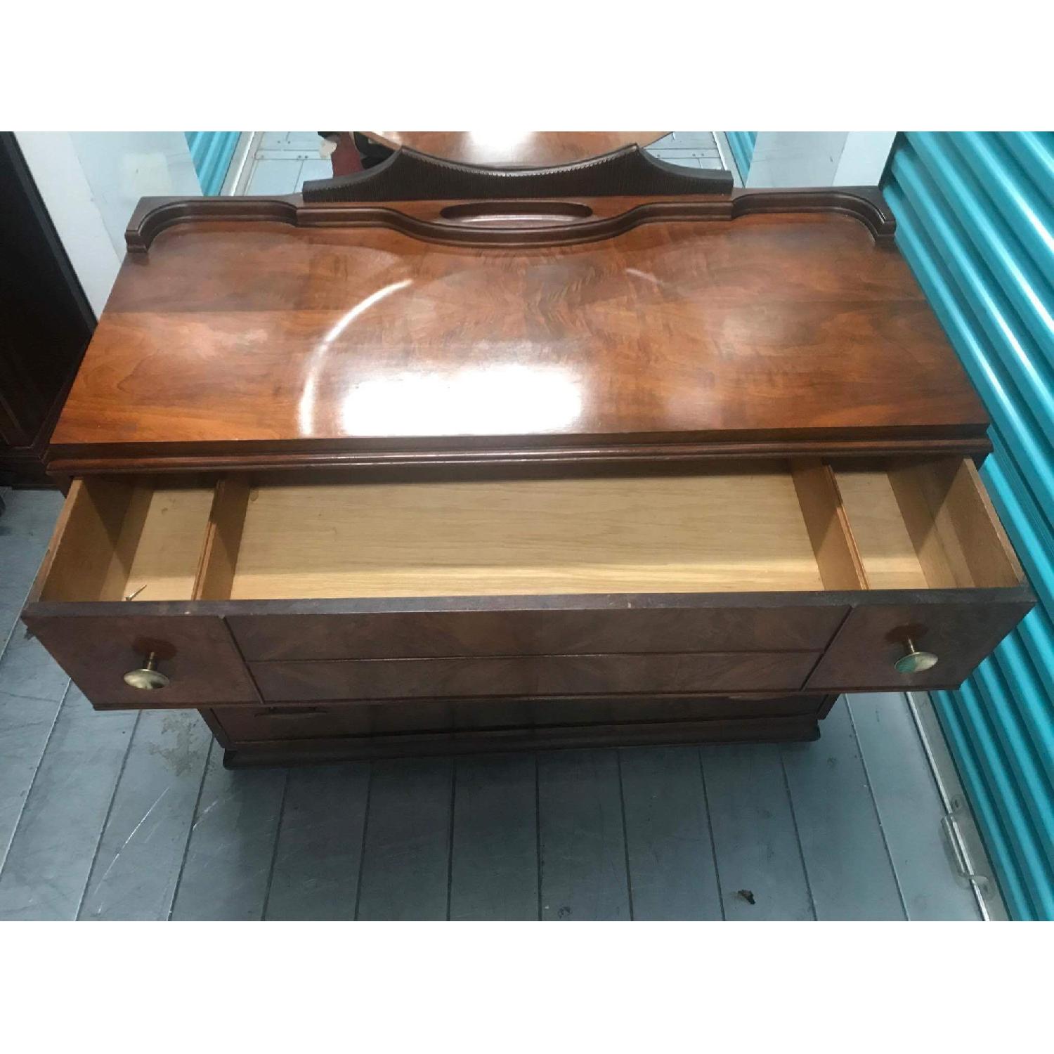 Antique 1930s Dresser w/ Mirror - image-18