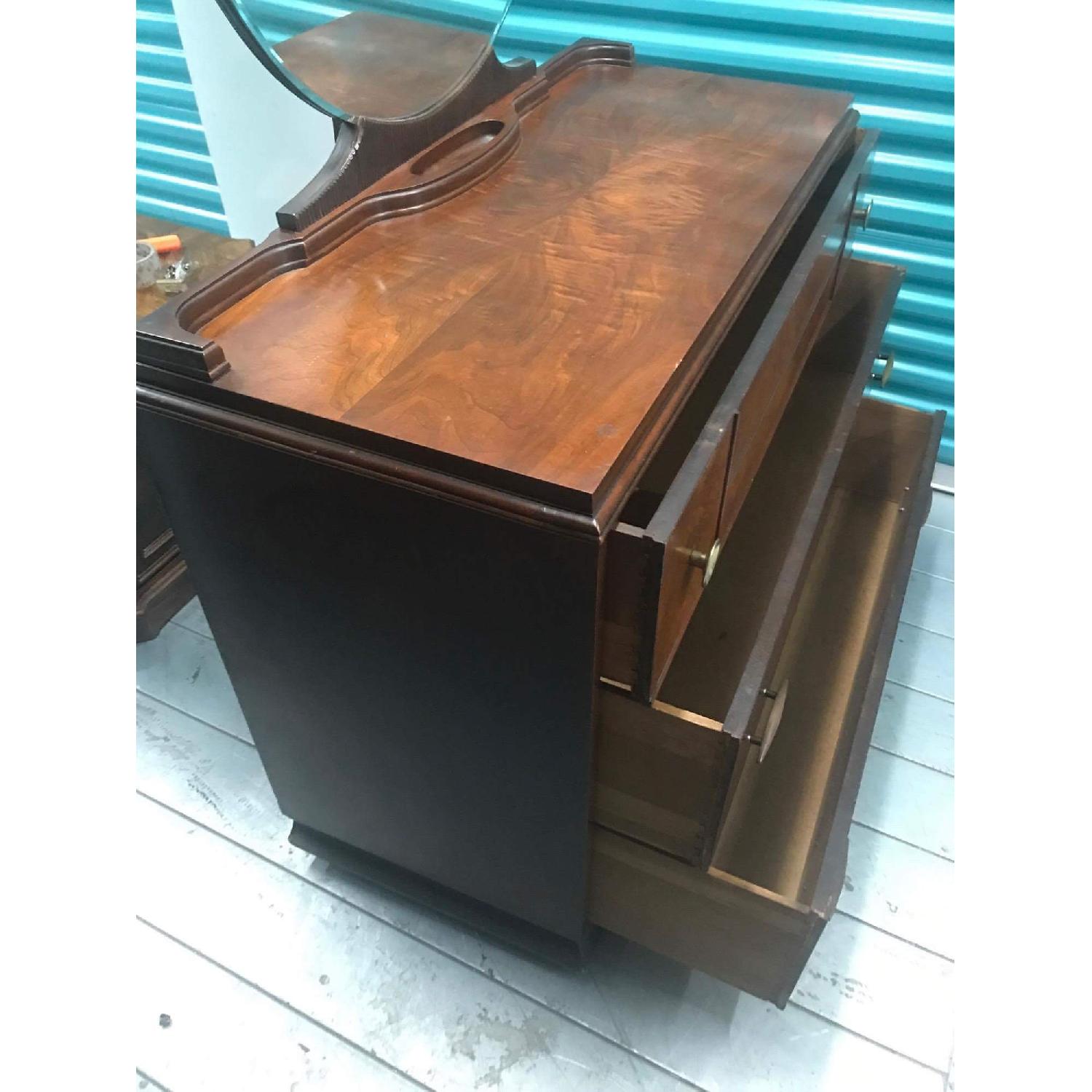 Antique 1930s Dresser w/ Mirror - image-21