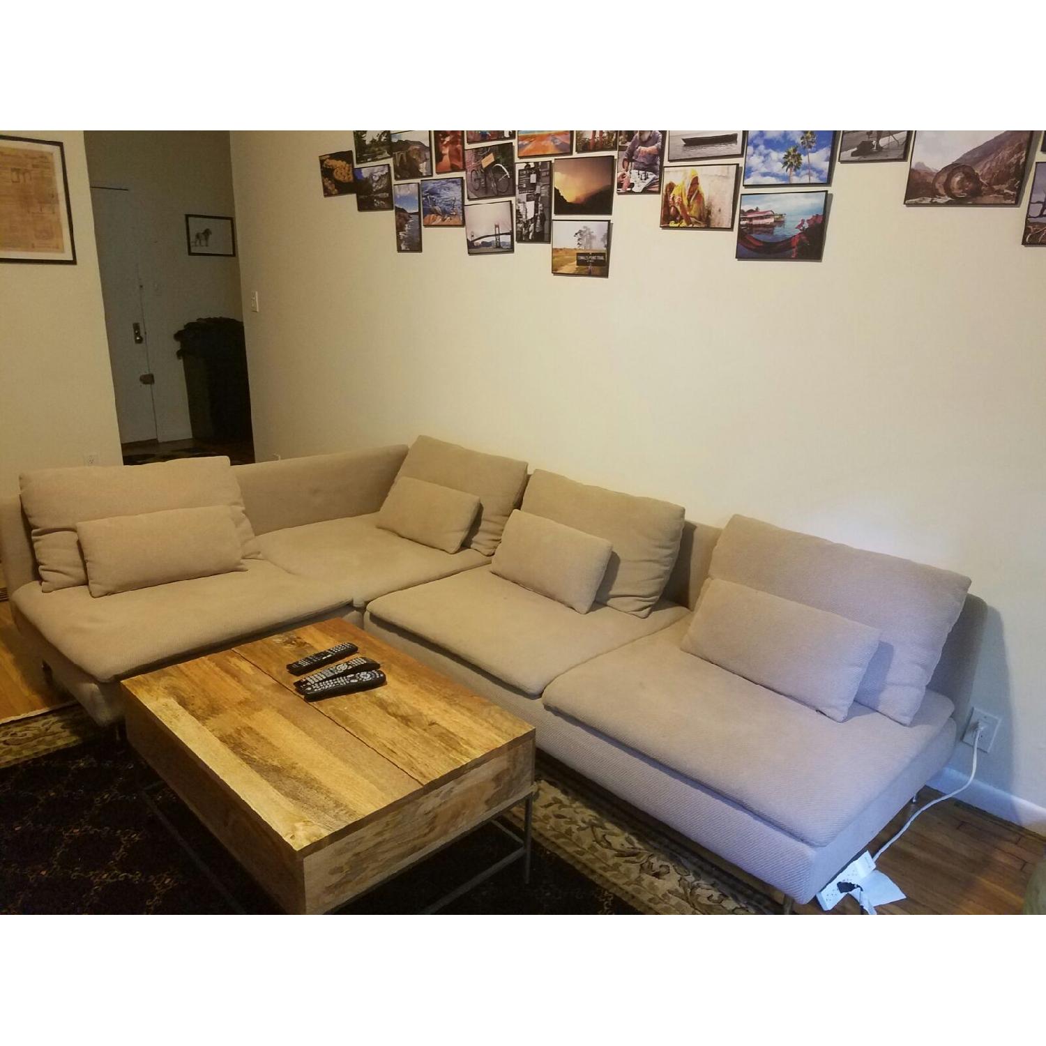 Ikea Soderhamn Two Seater Couch in Beige - image-1