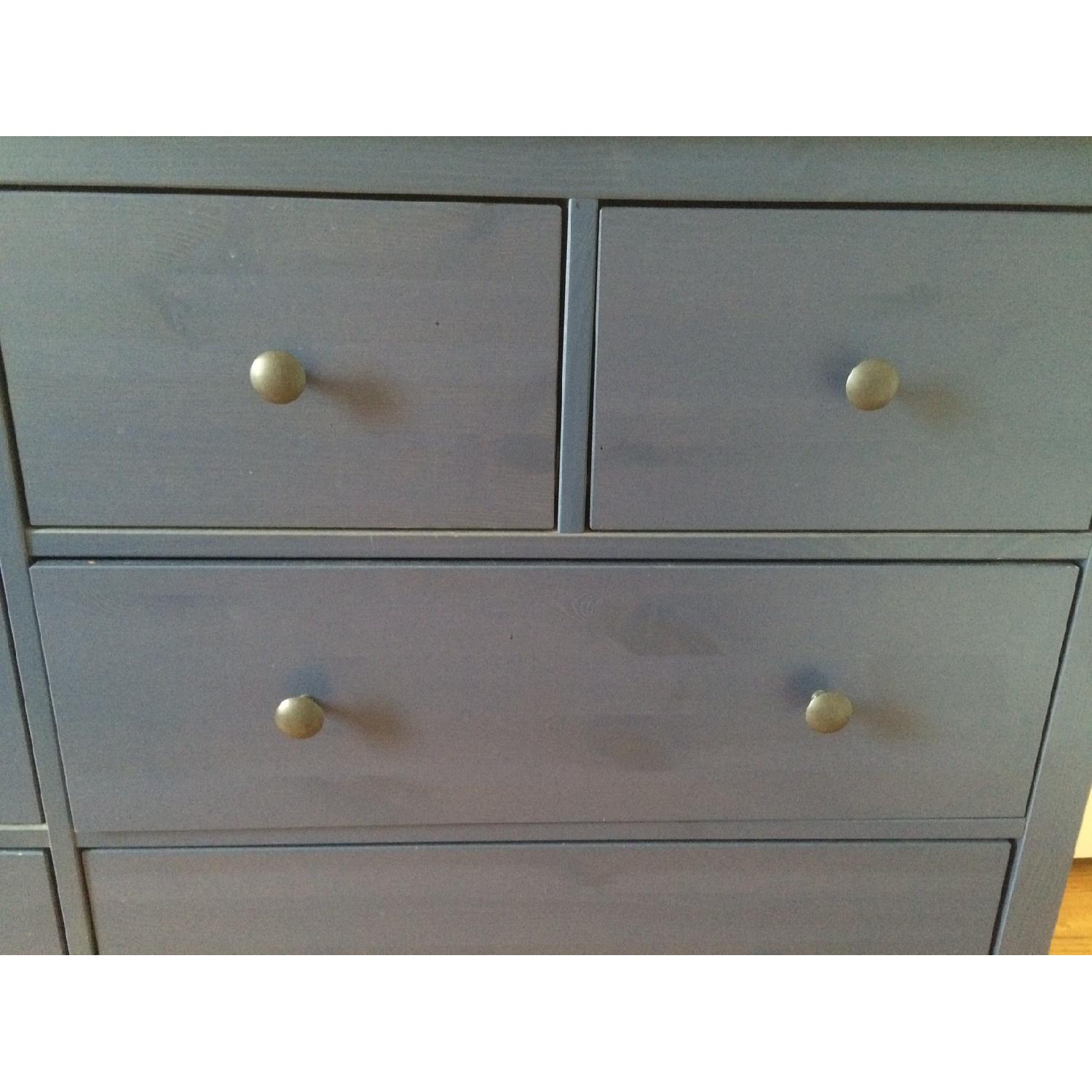 Ikea Hemnes Blue Double Dresser - image-4