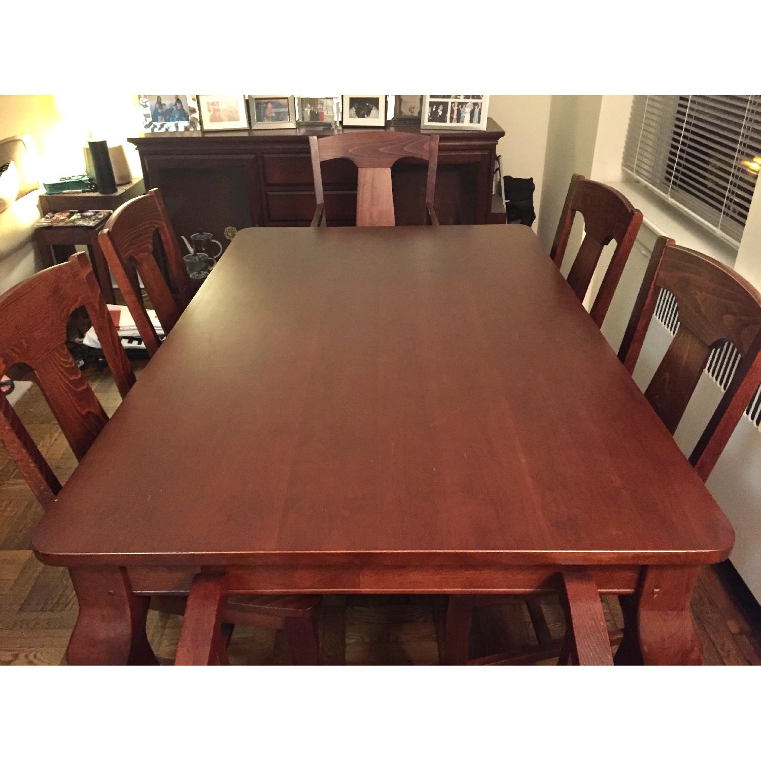 Pottery Barn Dining Room Table w/ 6 Chairs - image-1