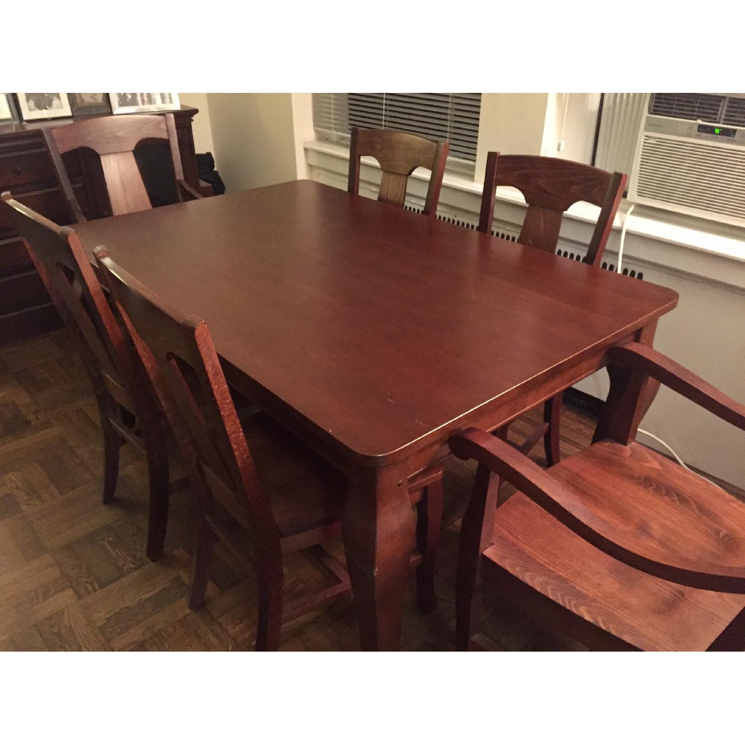 Pottery Barn Dining Room Table w/ 6 Chairs - image-2