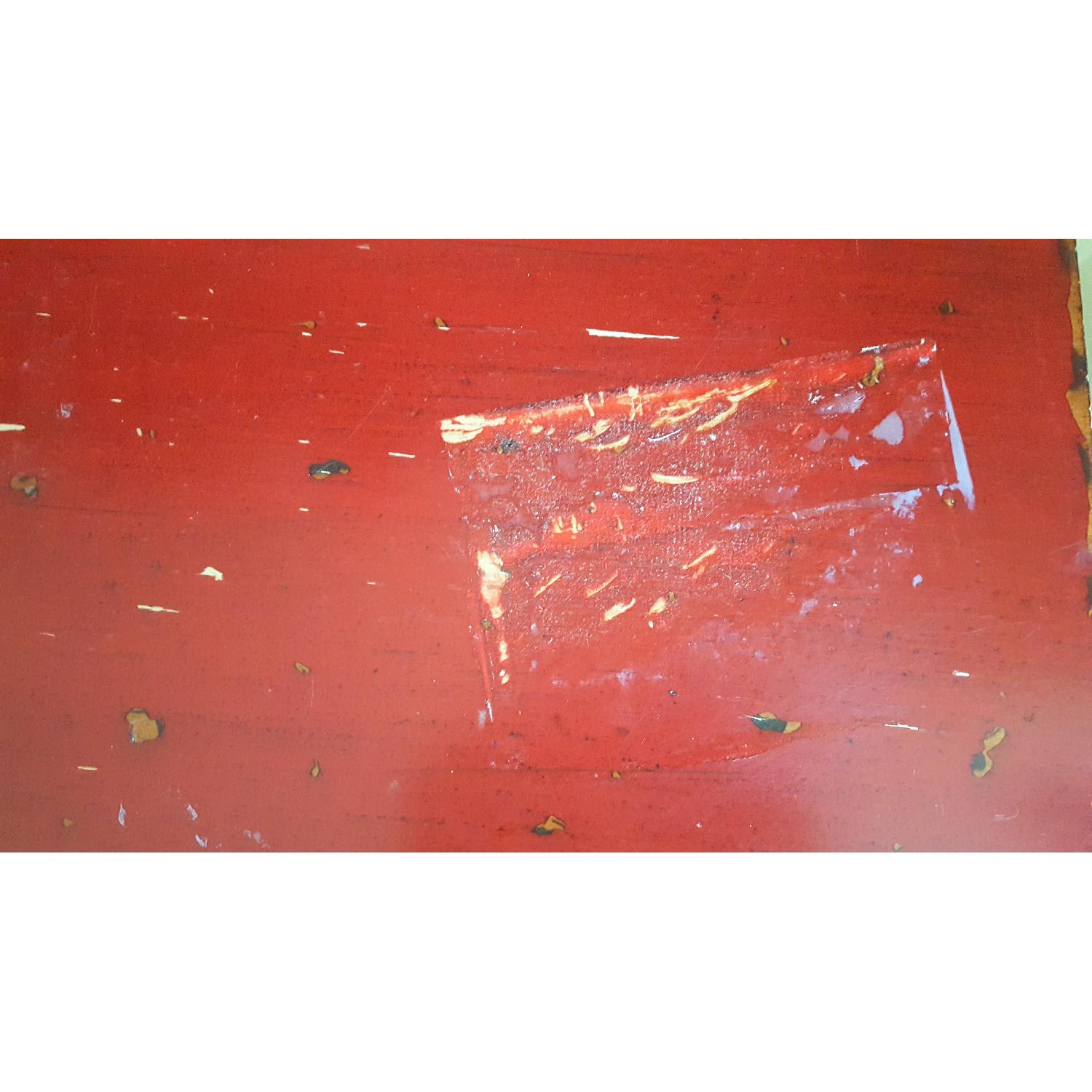 Pottery Barn Red Desk - image-5