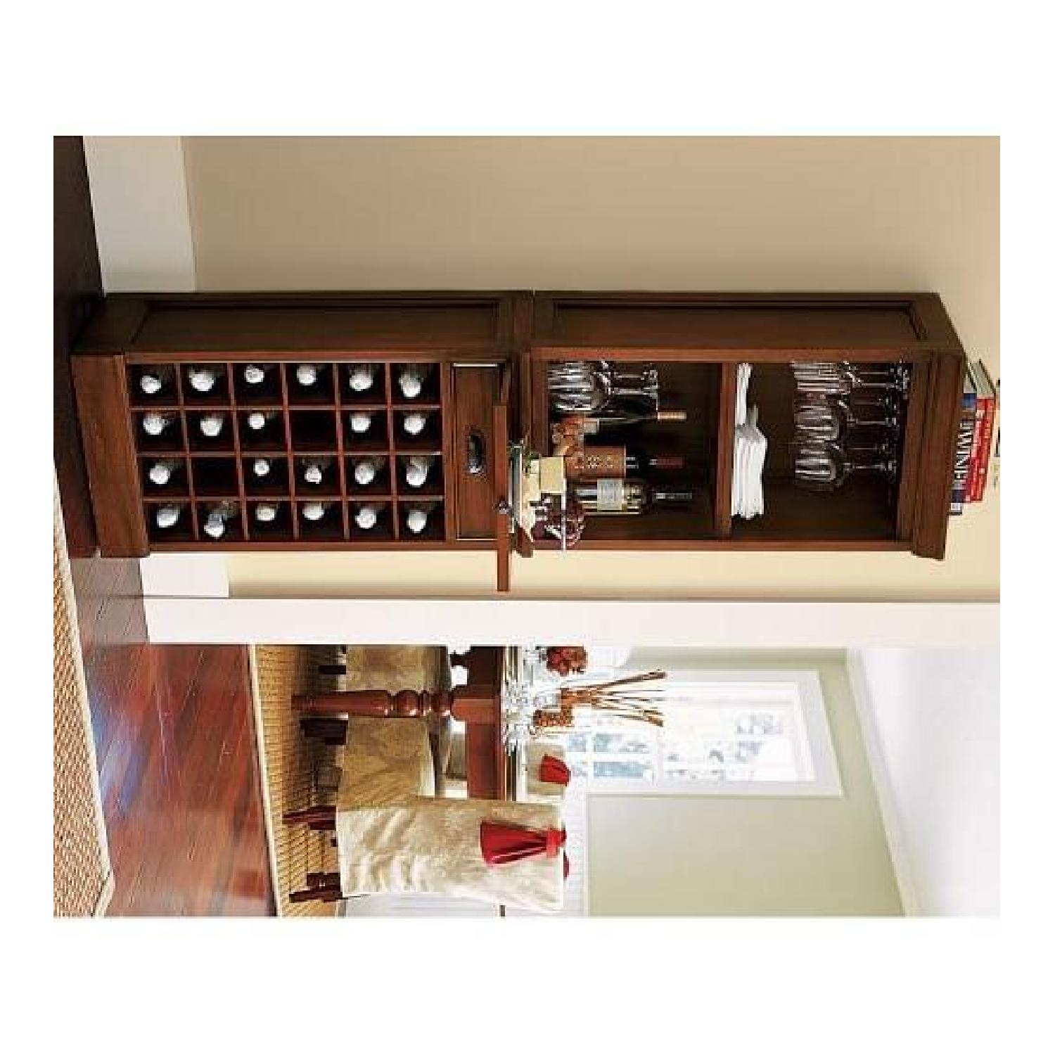 Pottery Barn Modular Bar w/ Wine Grid Tower - image-4