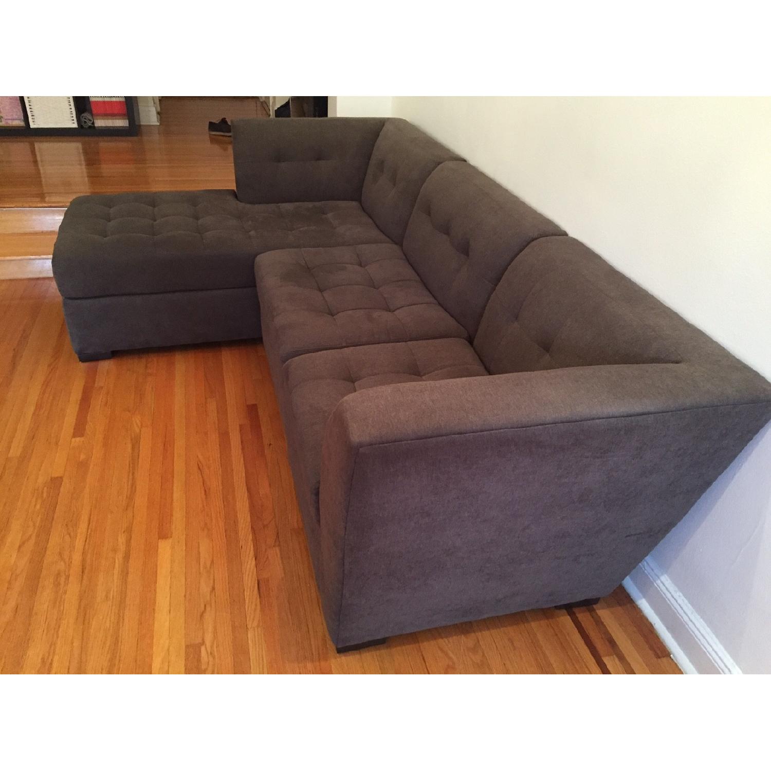 Macy's Harper Fabric 3 Piece Modular Chaise Sectional Sofa - image-5
