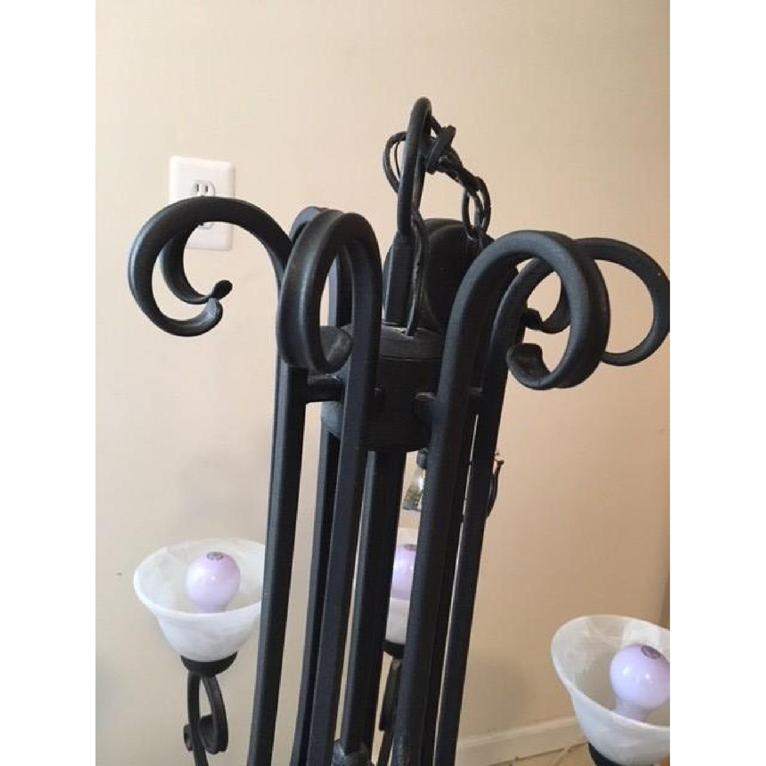 Kalco Cast Iron Incandecent Luminaire/Chandelier - image-4