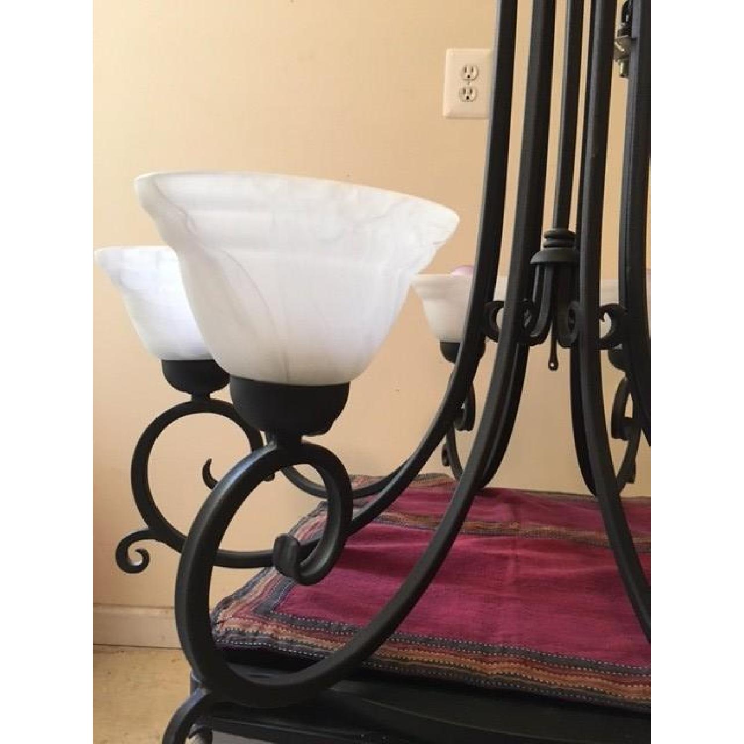 Kalco Cast Iron Incandecent Luminaire/Chandelier - image-6