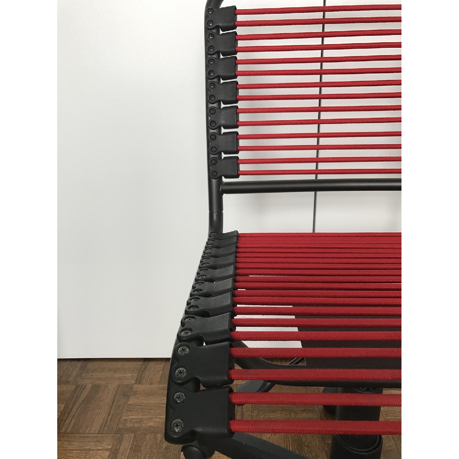 Container Store Red Bungee Office Chair - image-3