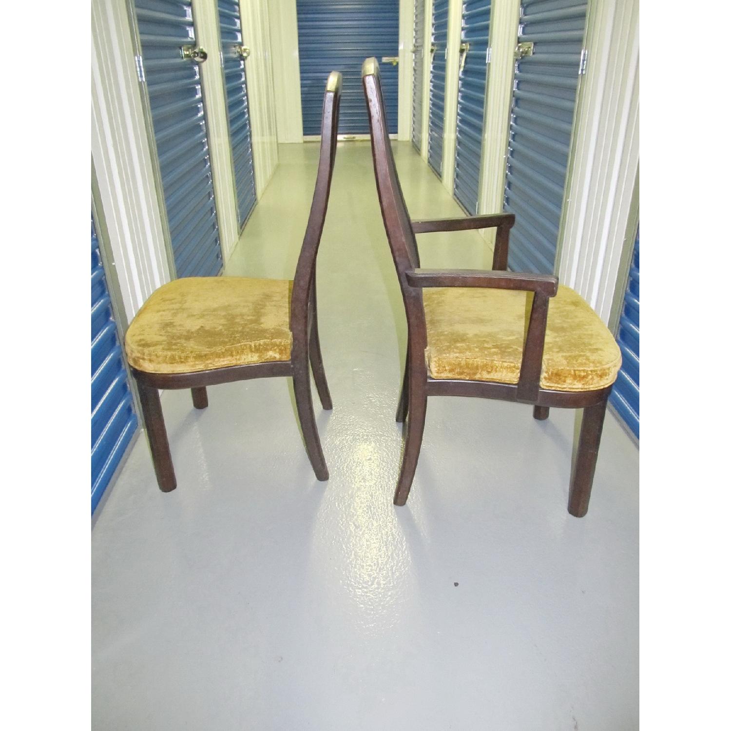 Henredon Chinoiserie Mahogony & Cane Dining Chairs - image-1