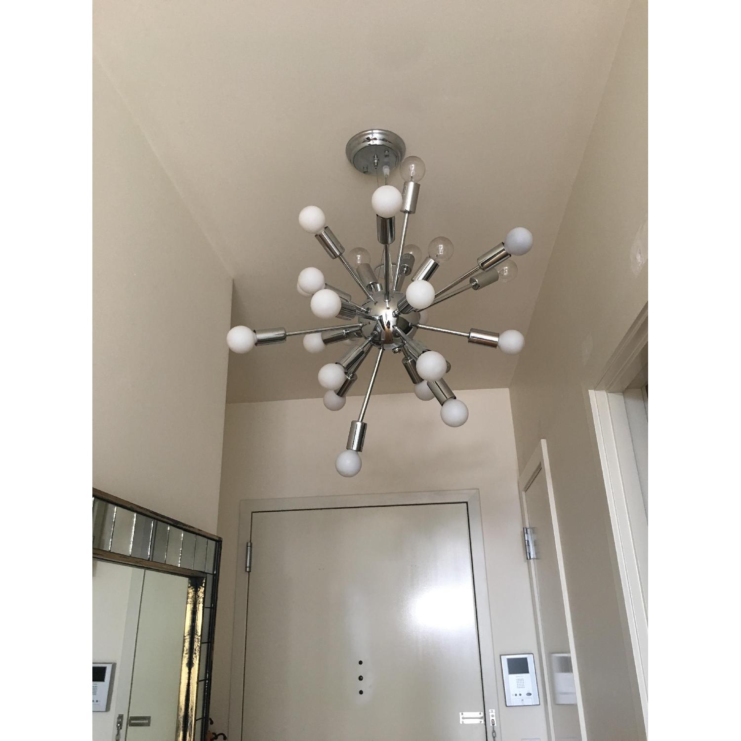 24 Bulb Chrome Sputnik Chandelier - image-1
