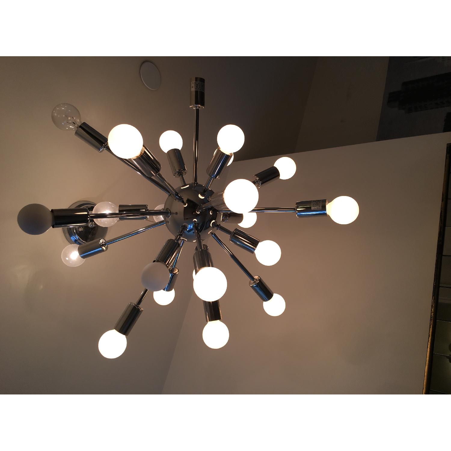 24 Bulb Chrome Sputnik Chandelier - image-5