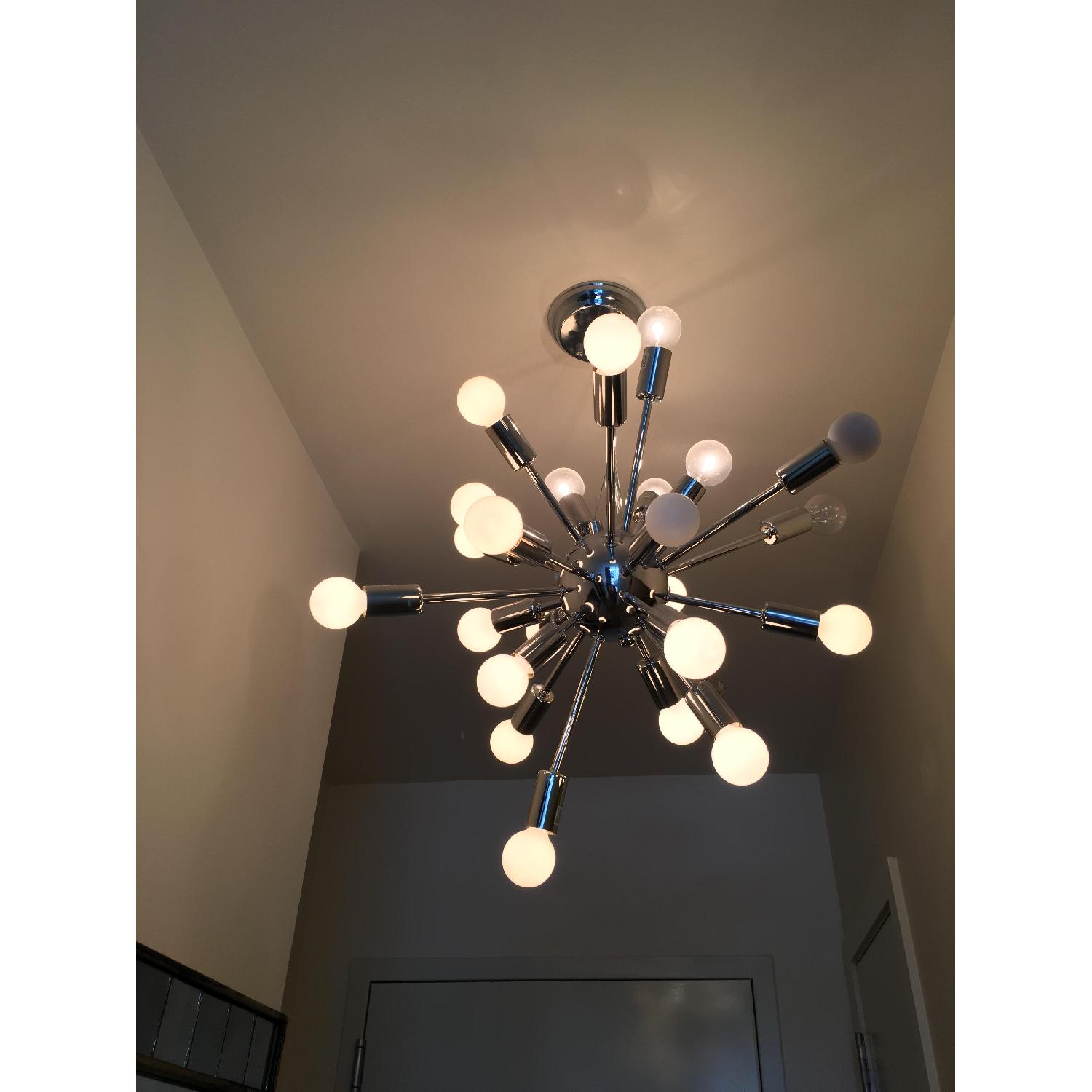 24 Bulb Chrome Sputnik Chandelier - image-6