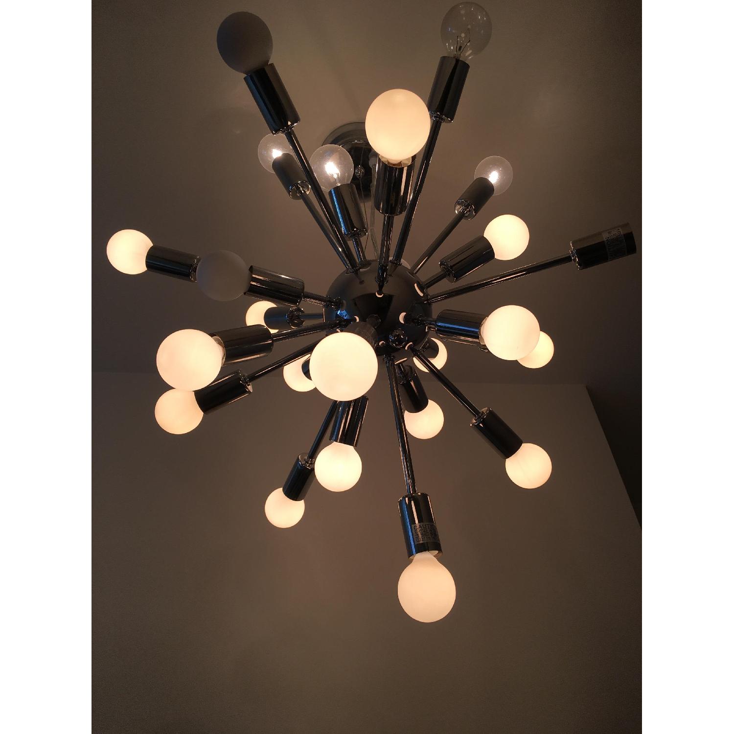 24 Bulb Chrome Sputnik Chandelier - image-9