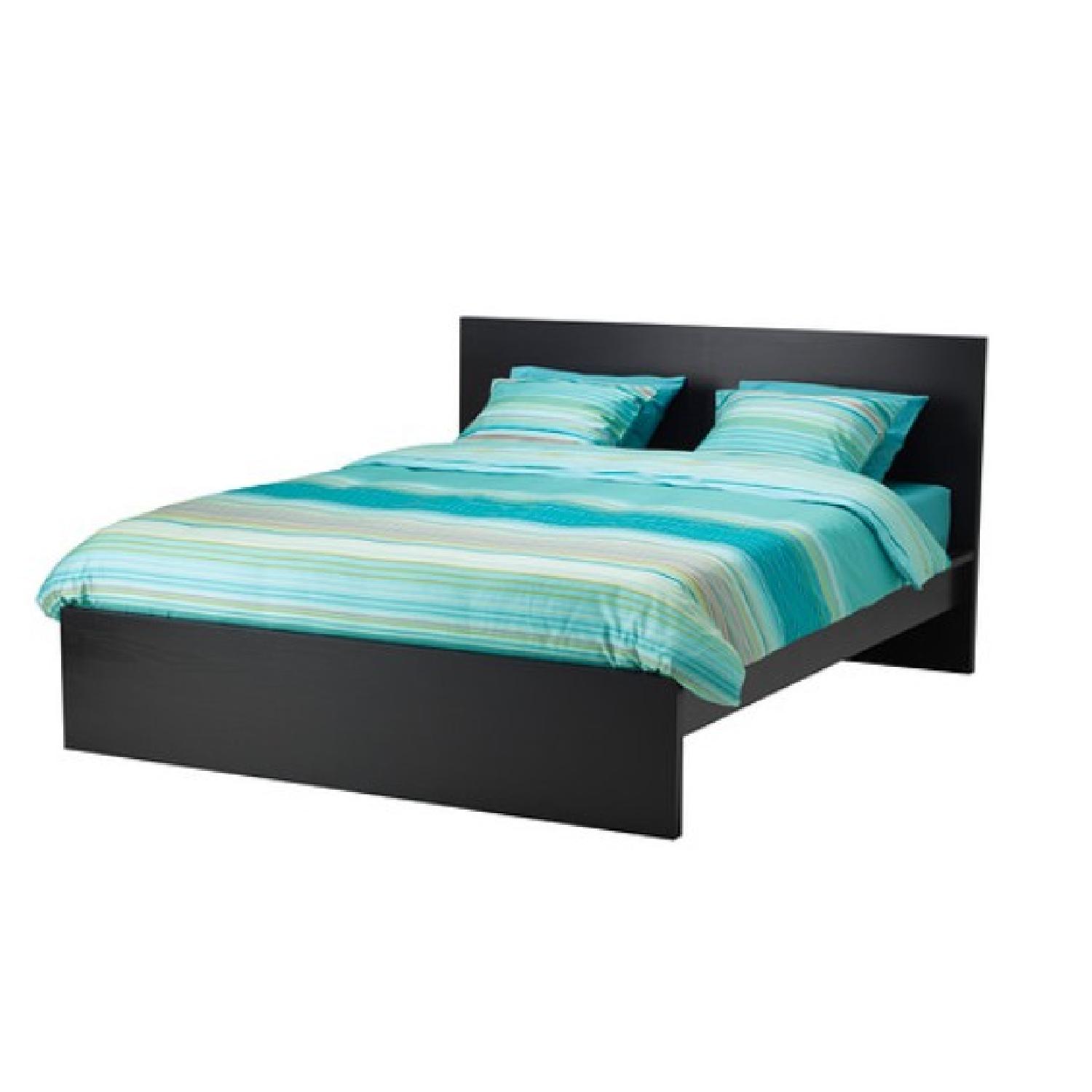 Ikea Malm Full Size Bed w/ Luroy Slats - image-0