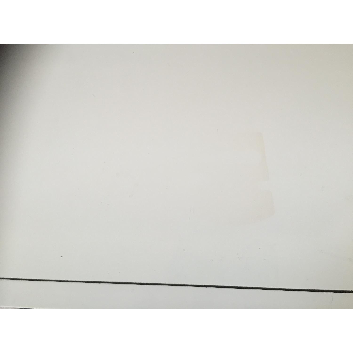 West Elm Mid Century Modern White Buffet/Sideboard w/ Wood Base - image-3