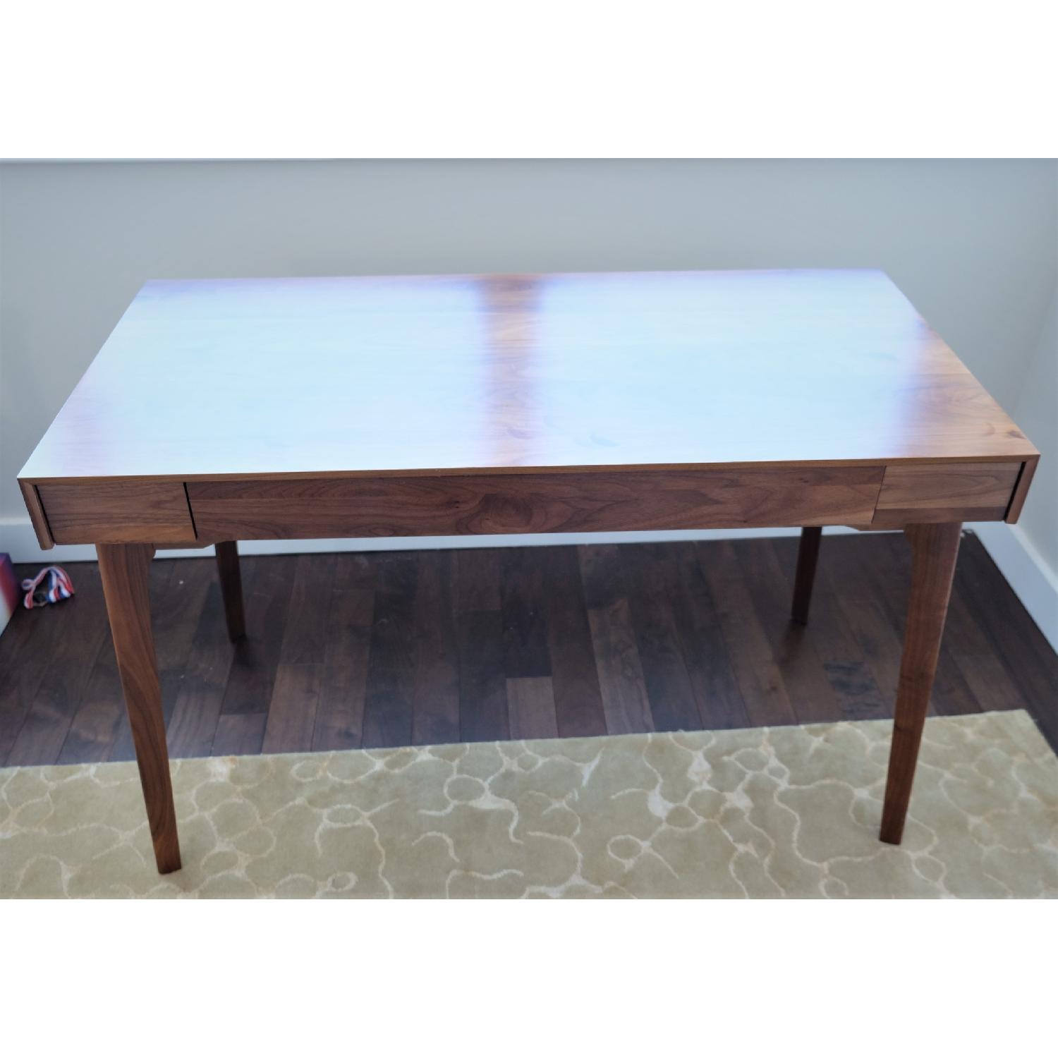 Copeland Furniture Catalina Desk w/ Keyboard Tray In Walnut - image-1
