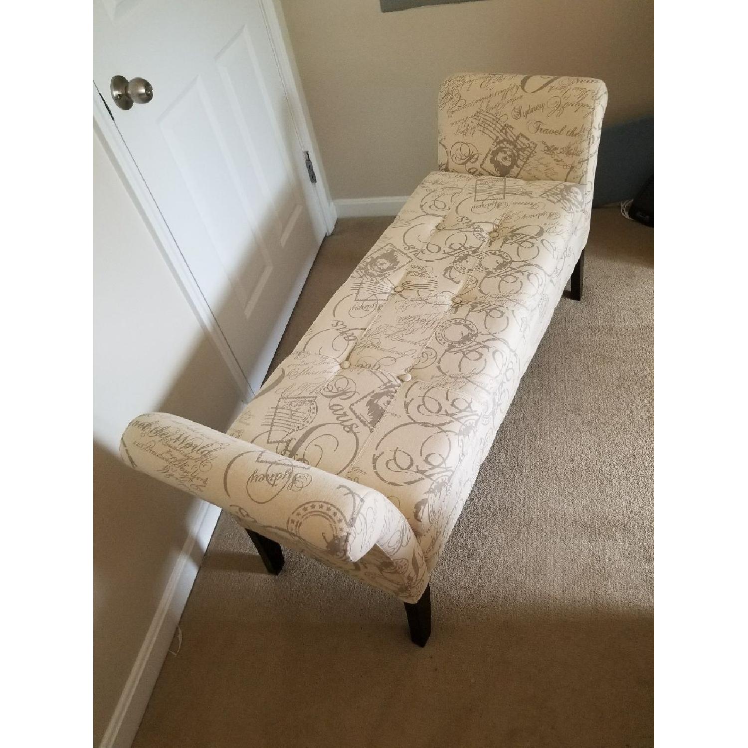 Furniture of America Dohshey French Style Fabric Storage Bench - image-3