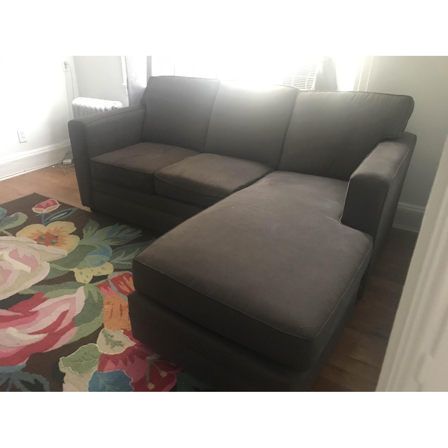 Jennifer Convertibles Gray Sectional Sofa - image-3